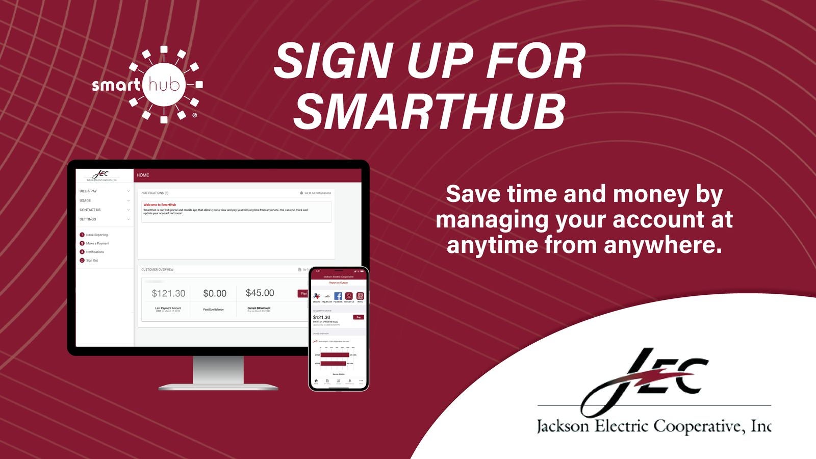 Sign up for SmartHub